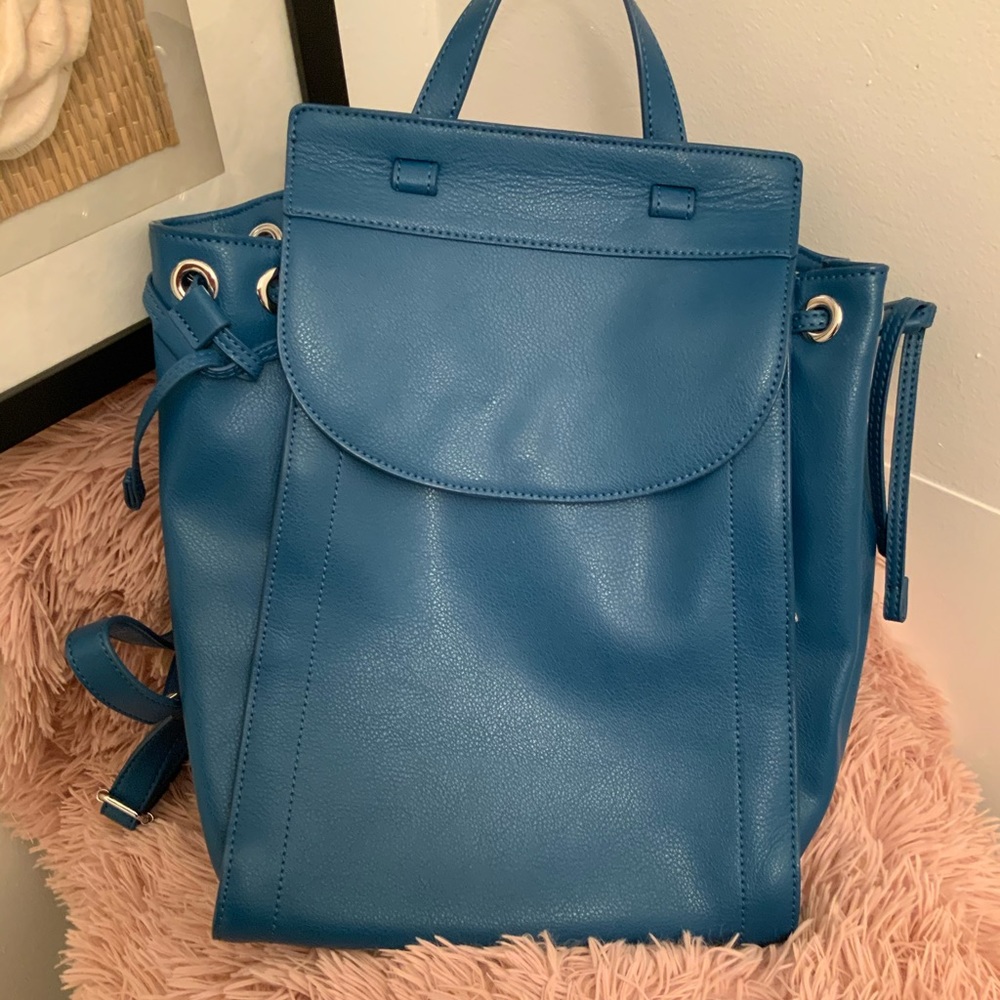 Blue backpack